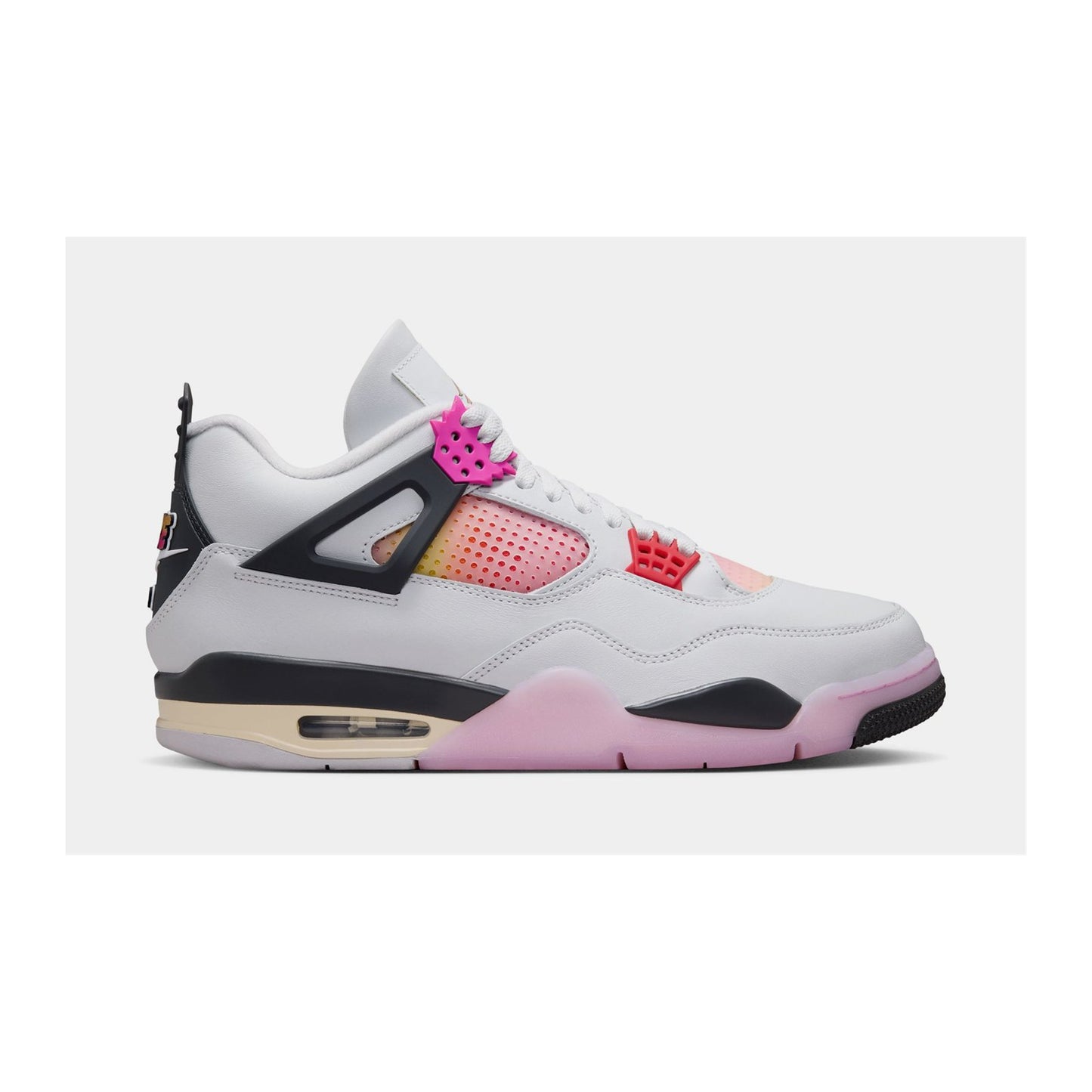 Nike Air Jordan 4 Retro Off White/Fire Pink-Anthracite