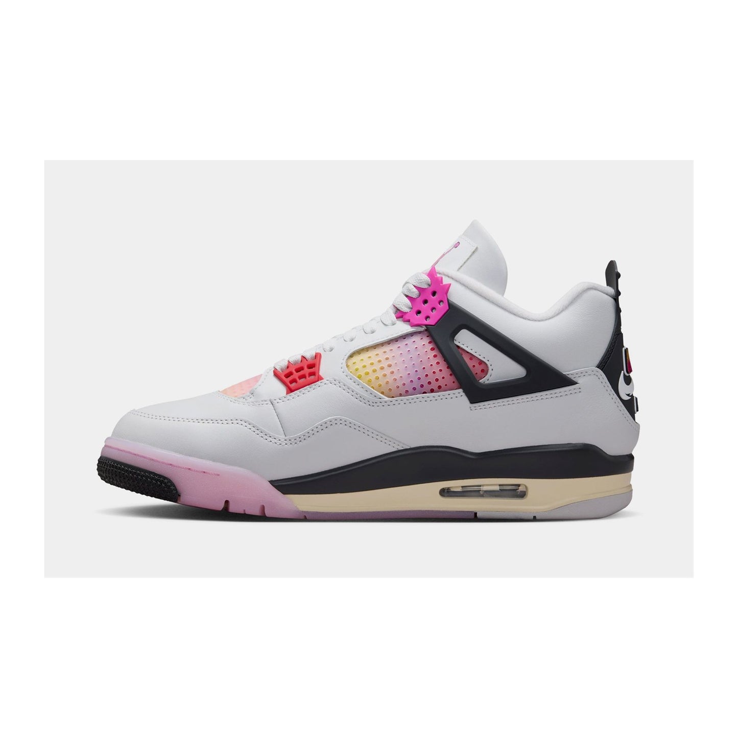 Nike Air Jordan 4 Retro Off White/Fire Pink-Anthracite