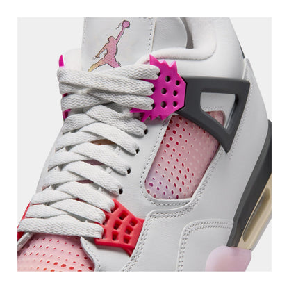 Nike Air Jordan 4 Retro Off White/Fire Pink-Anthracite