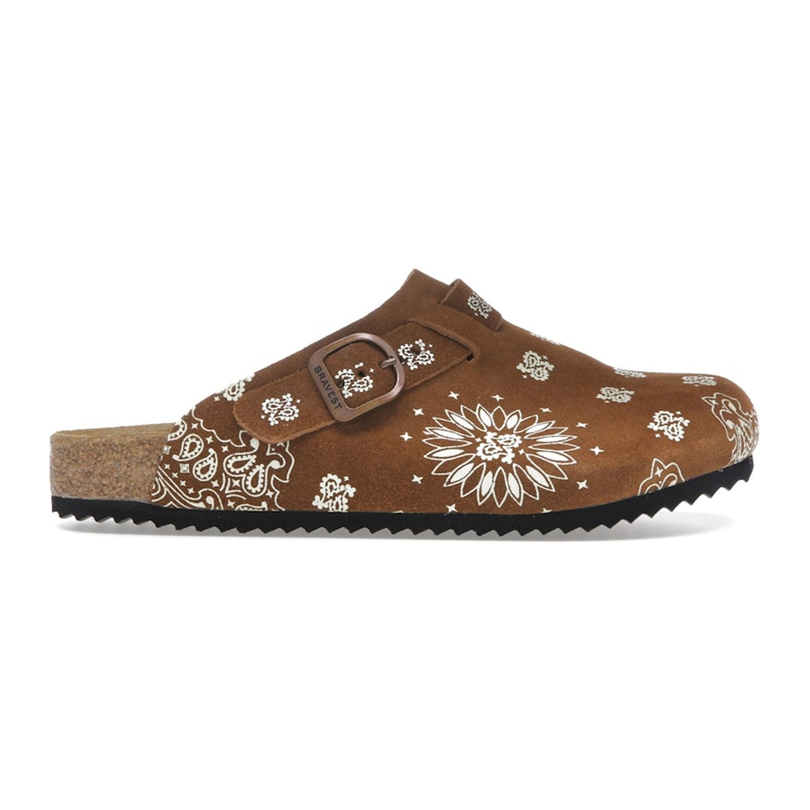 Bravest Studios Suede Paisley Clog — Hazel