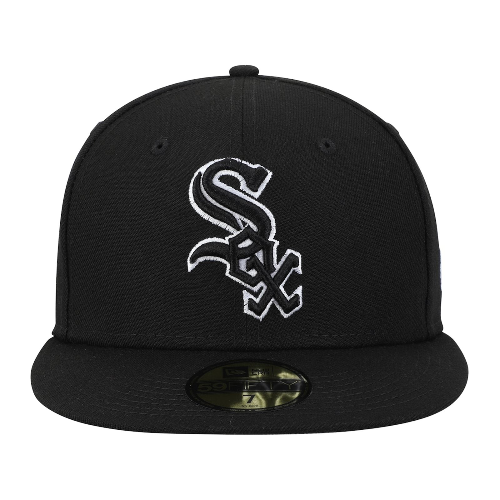 New Era Chicago White Sox B-Dub 59FIFTY Fitted — Black/White, view 4