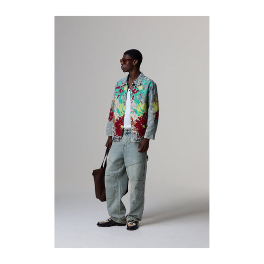 Criminal Damage Franklin Pant — Washed Blue, view 2