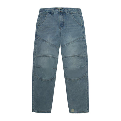 Criminal Damage Franklin Pant — Washed Blue, view 9