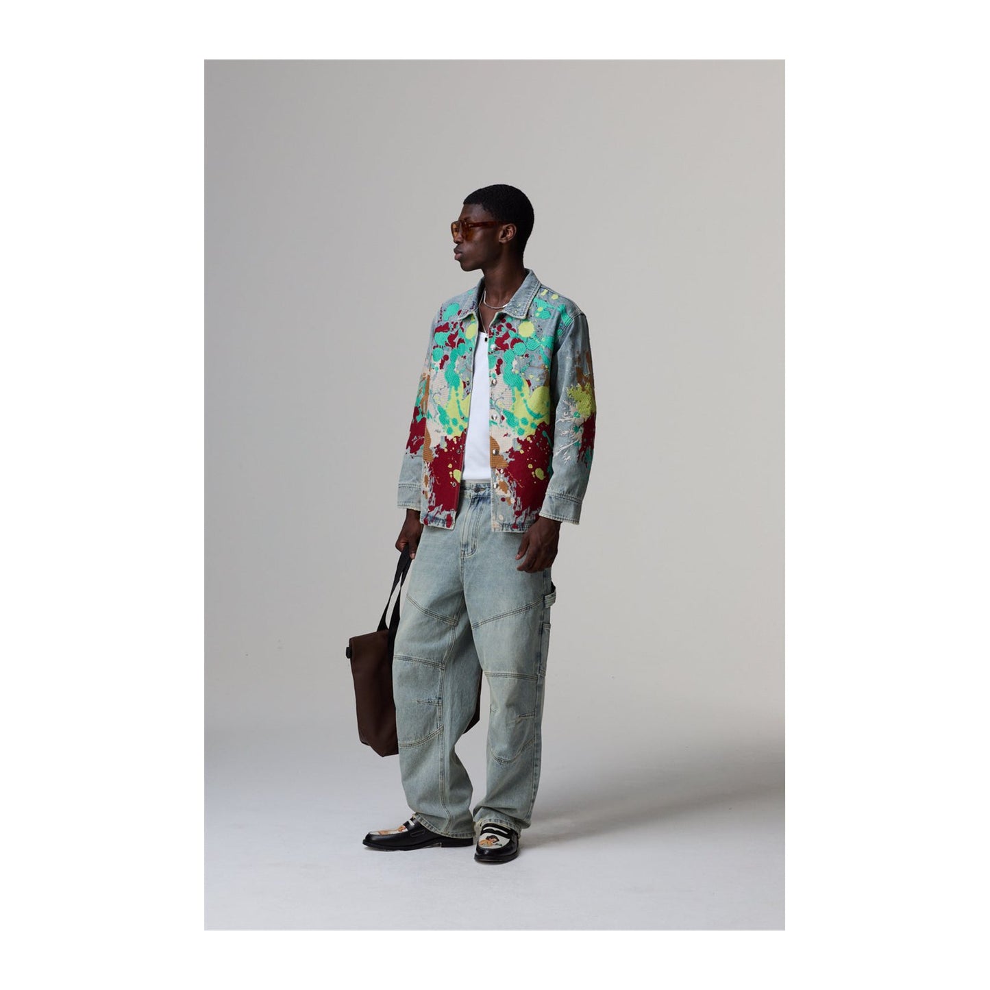 Criminal Damage Franklin Pant — Washed Blue, view 10