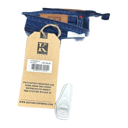 KLTURE Side-Stripe Denim — Dark Blue