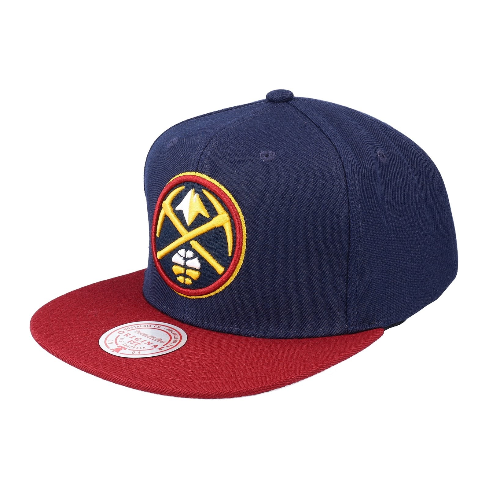 Mitchell & Ness Denver Nuggets 2-Tone Snapback — Navy/Maroon