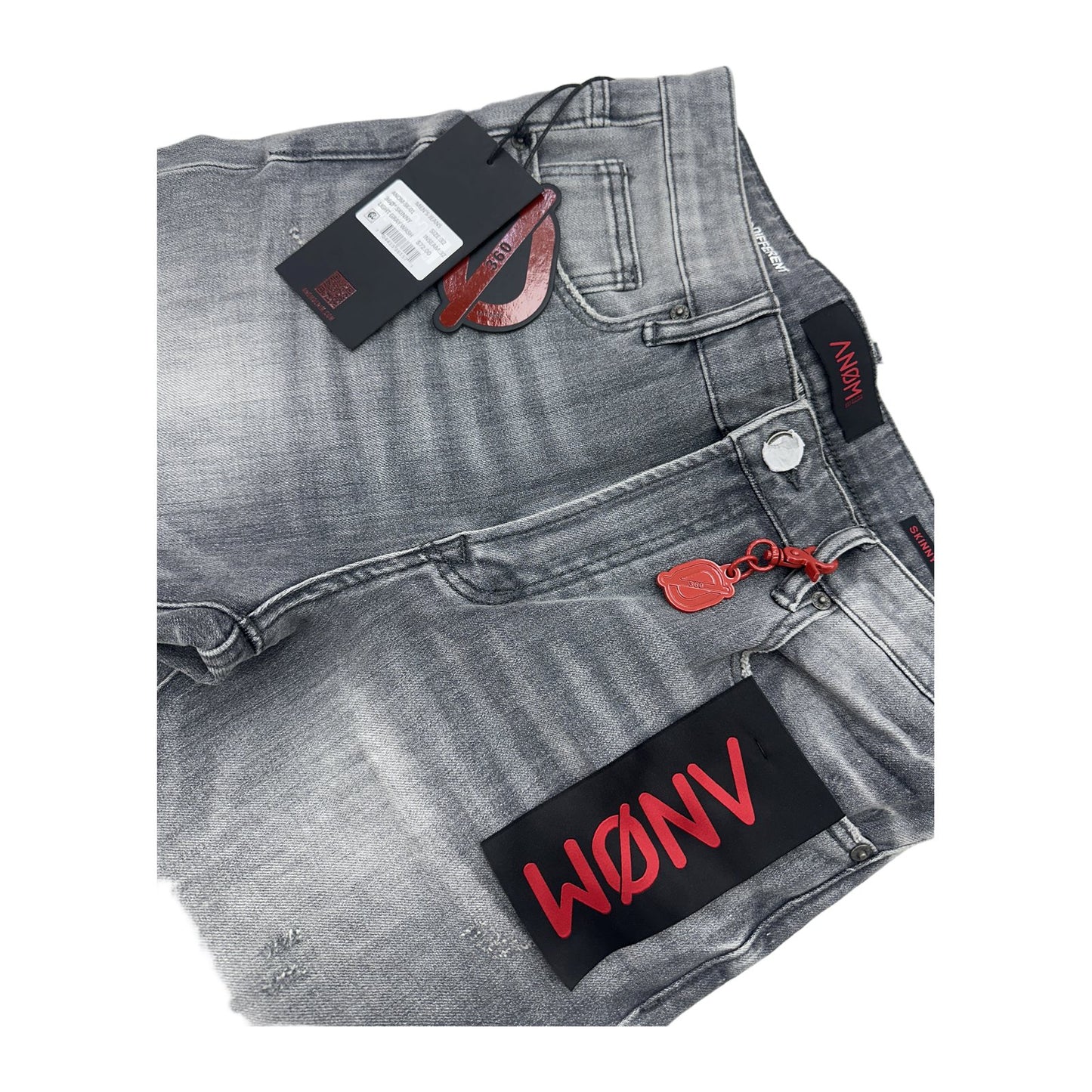 ANOM 360 Skinny Jean — Light Grey Wash, view 14
