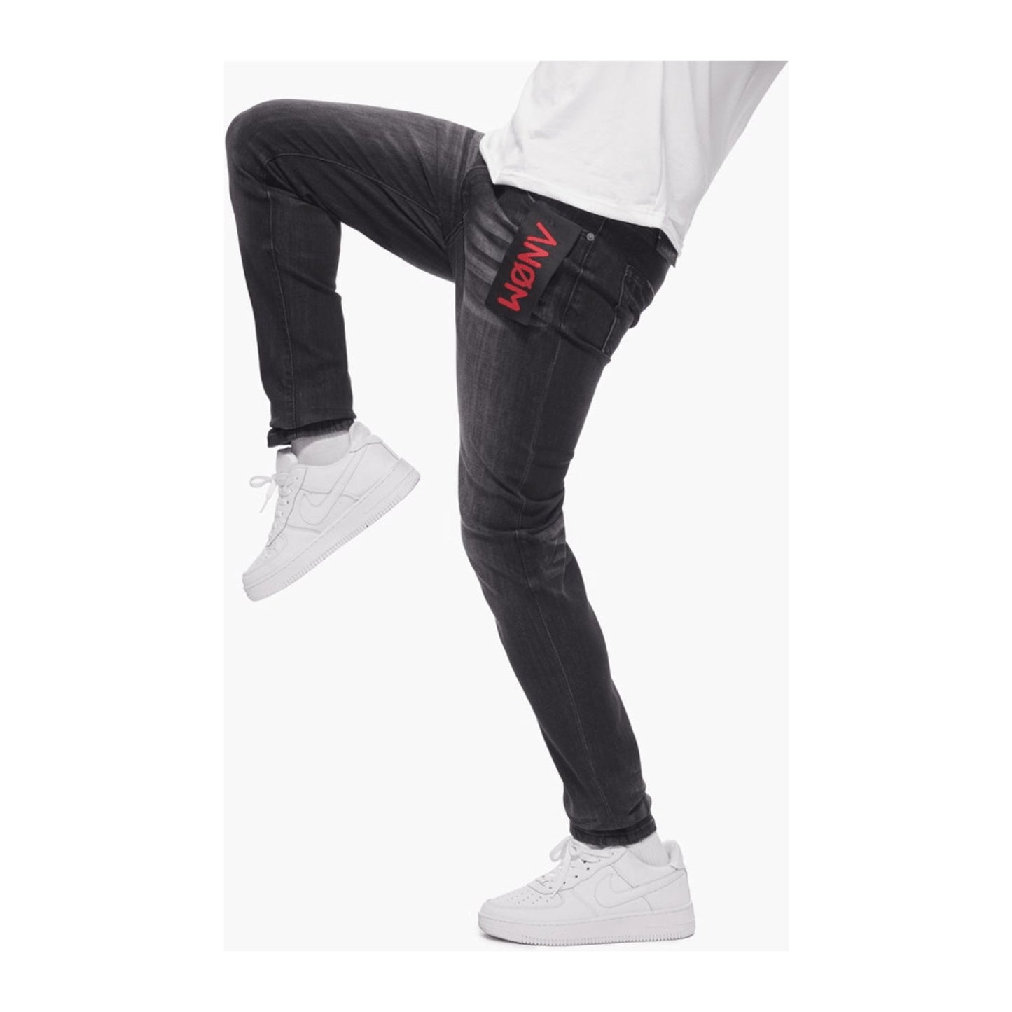 ANOM 360 Skinny Jean — Black Wash
