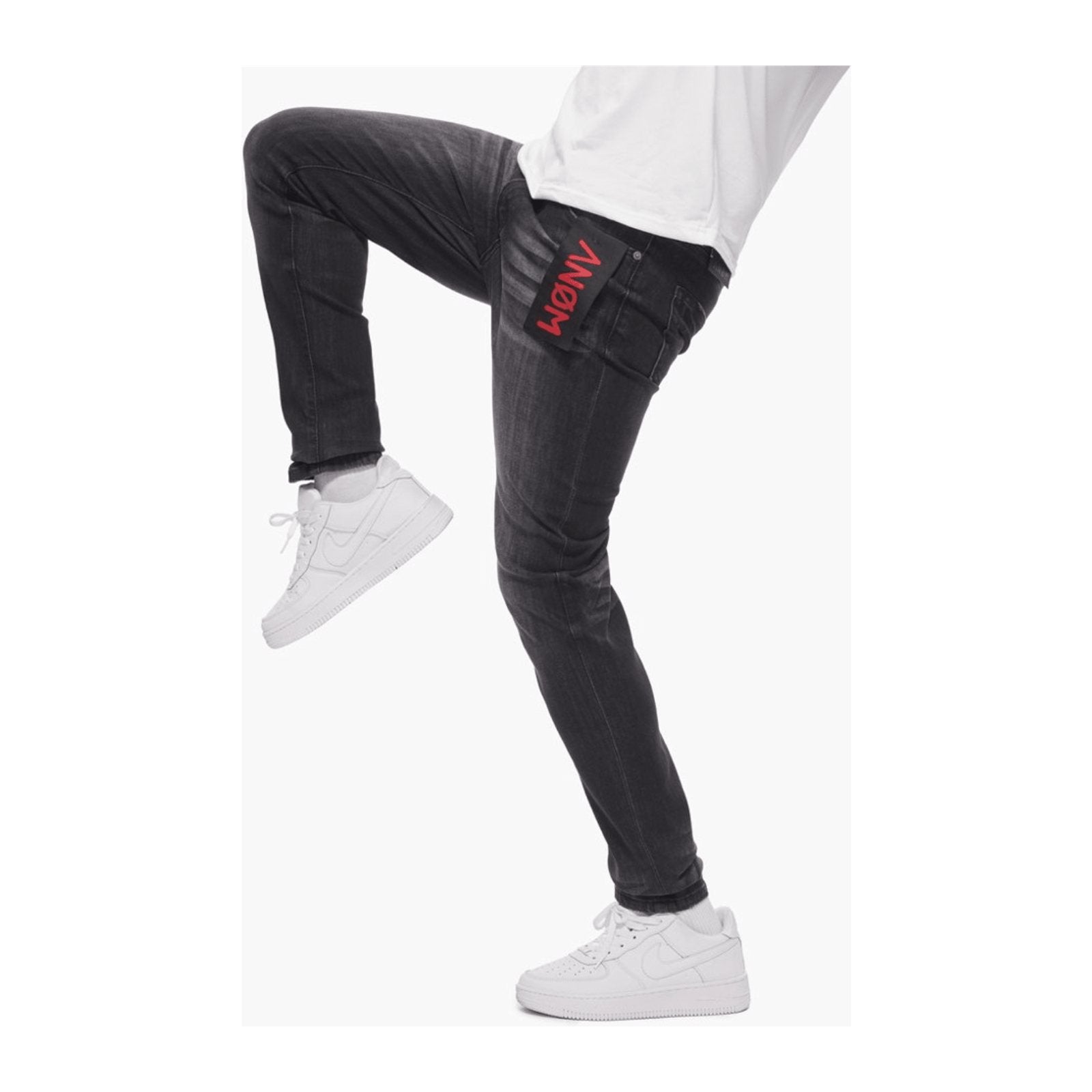 ANOM 360 Skinny Jean — Black Wash