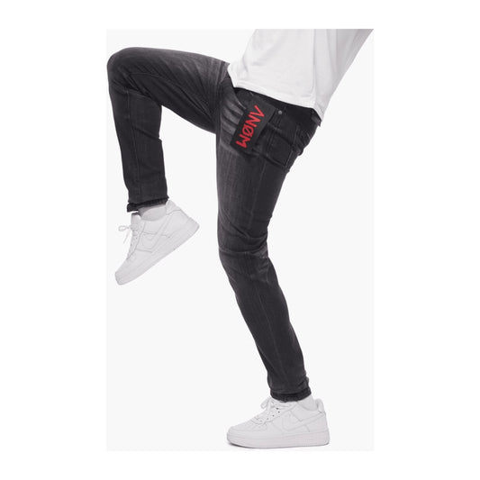 ANOM 360 Skinny Jean — Black Wash