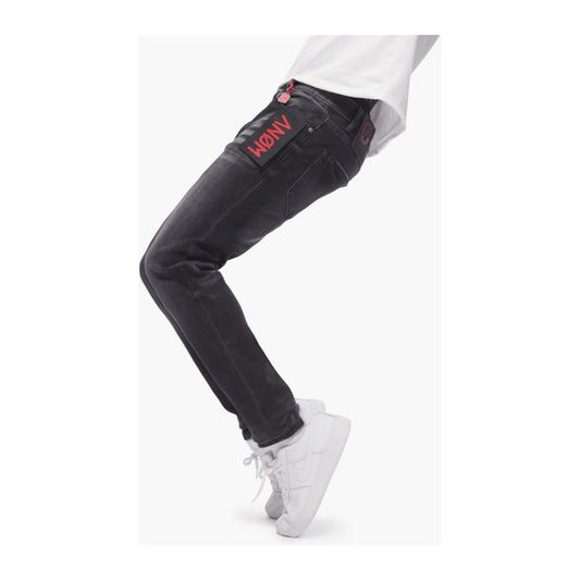 ANOM 360 Skinny Jean — Black Wash, view 2