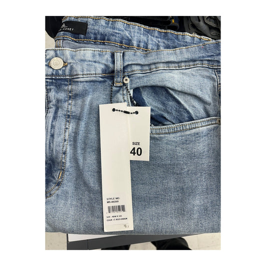 Paper Money "Landon" Stretch Denim — Light Blue