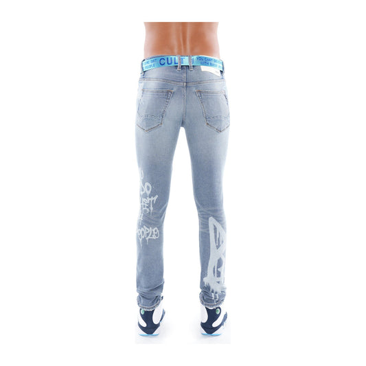 Cult of Individuality Punk Super Skinny Belted Stretch — Spray, view 2