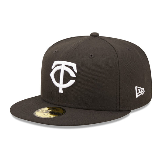 New Era Minnesota Twins 59FIFTY Fitted — Black/White