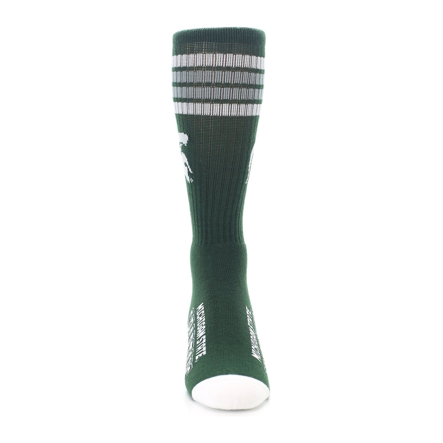 FBF Originals Michigan State Spartans Crew Sock — Green/White, view 2