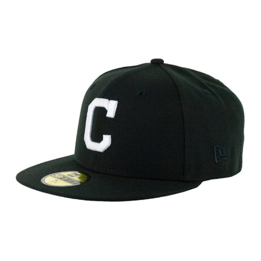 New Era Cleveland Indians 59FIFTY Fitted — Navy/White
