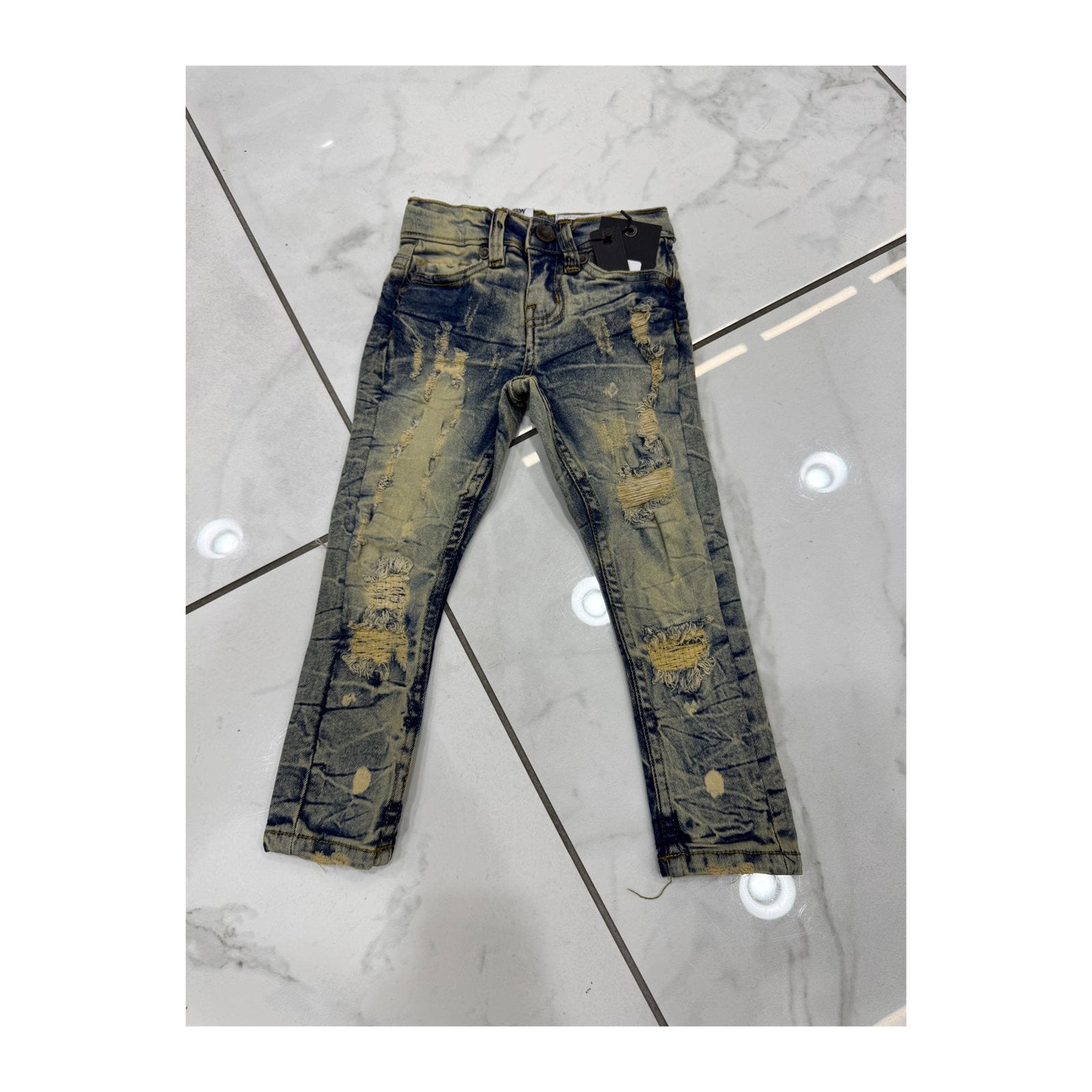 Evolution in Design Boys' Slim Stretch Denim — Light Tint