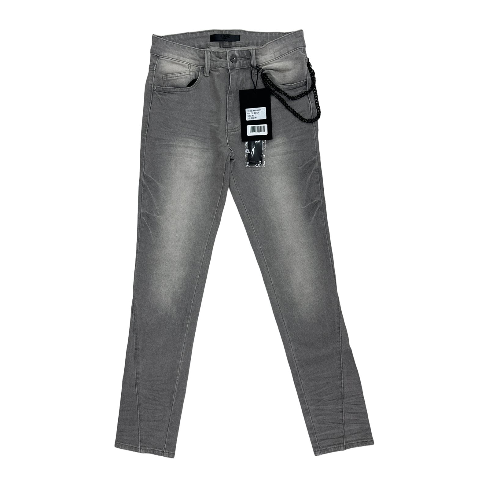 KDNK Skinny Jean — Grey, view 4