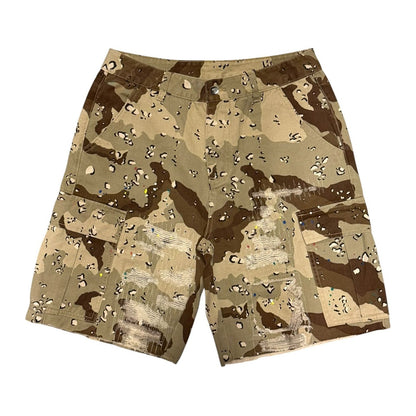 Concept Woodland Camo Denim Short