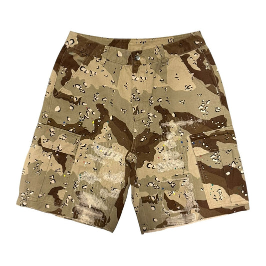 Concept Woodland Camo Denim Short