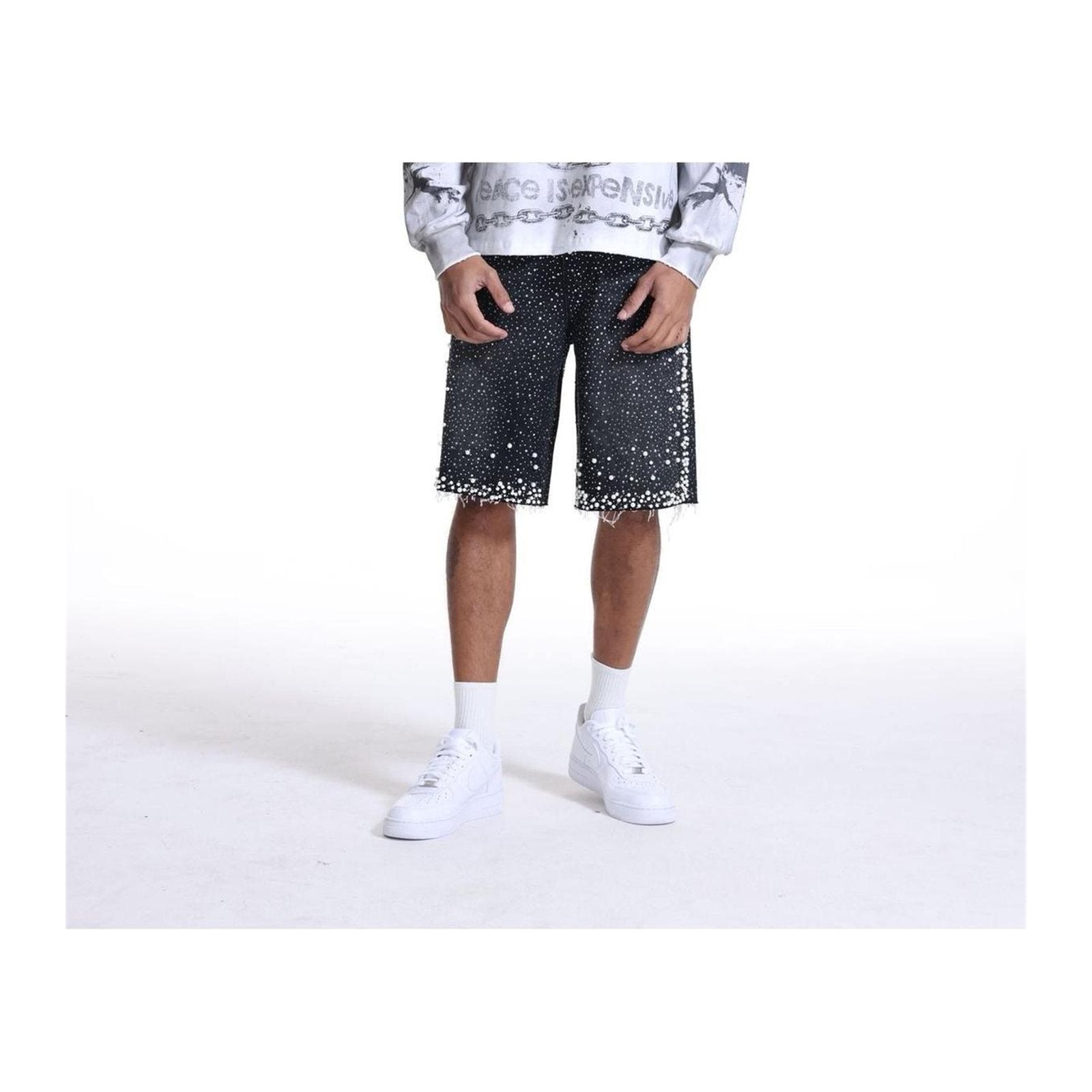Concept LA "Keystone" Jorts — Black Wash, view 2
