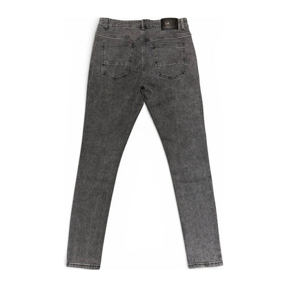 OATH "Runyon" Jean — Grey Acid Wash, view 4