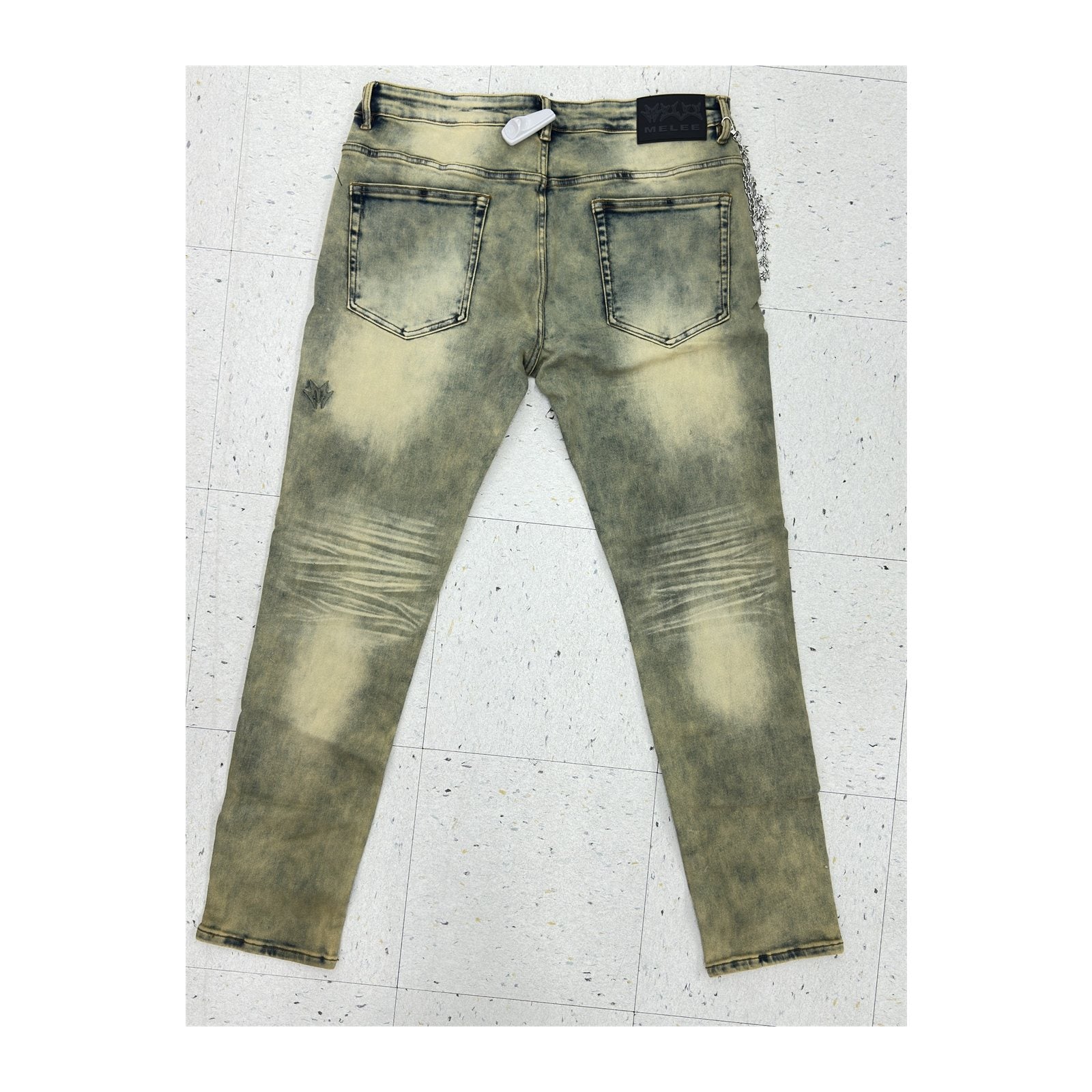Melee "Topeka" Skinny Jean — Light Stone, view 6