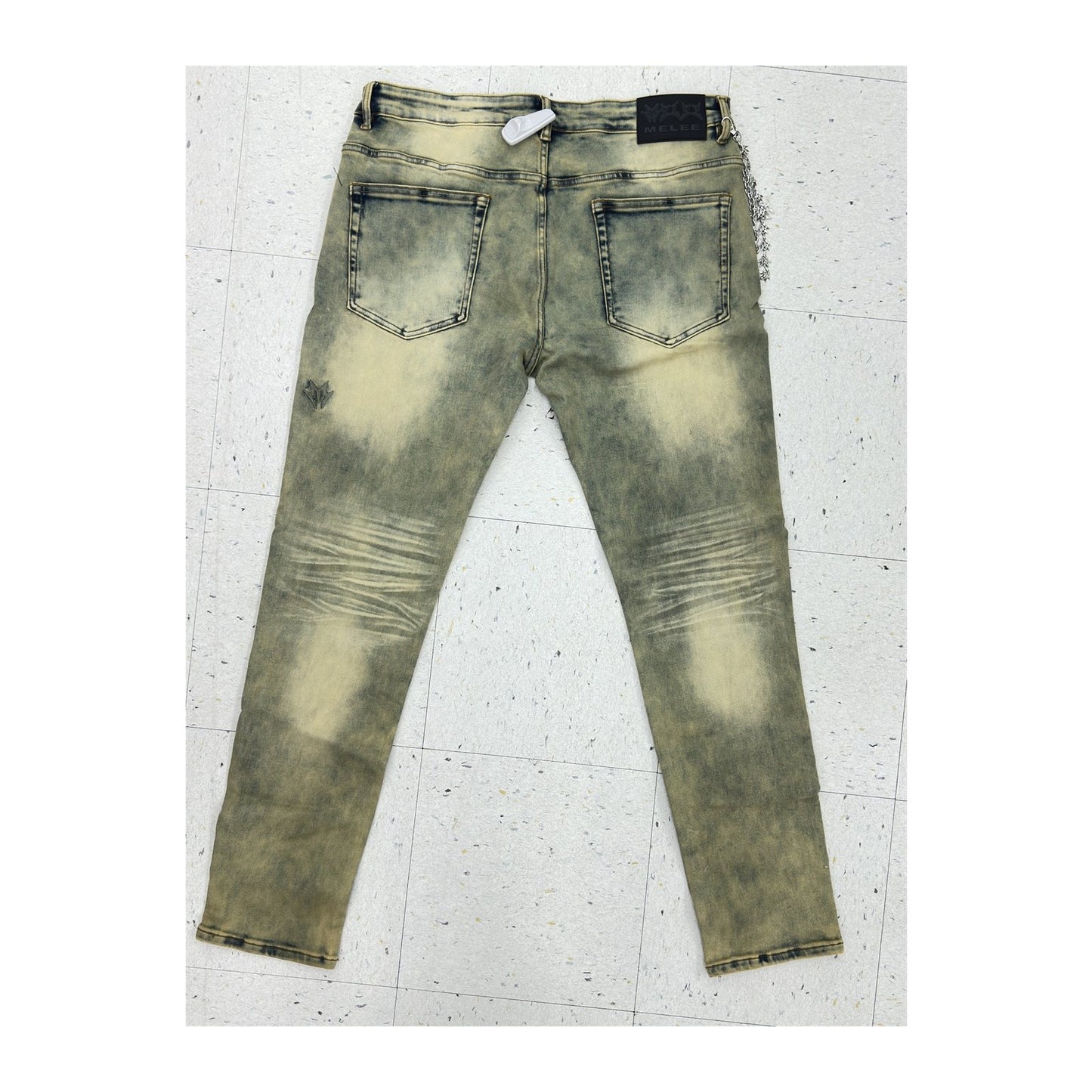 Melee "Topeka" Skinny Jean — Light Stone, view 9