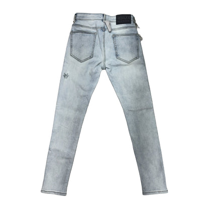 Melee Chain Jean — Light Ice Blue, view 6