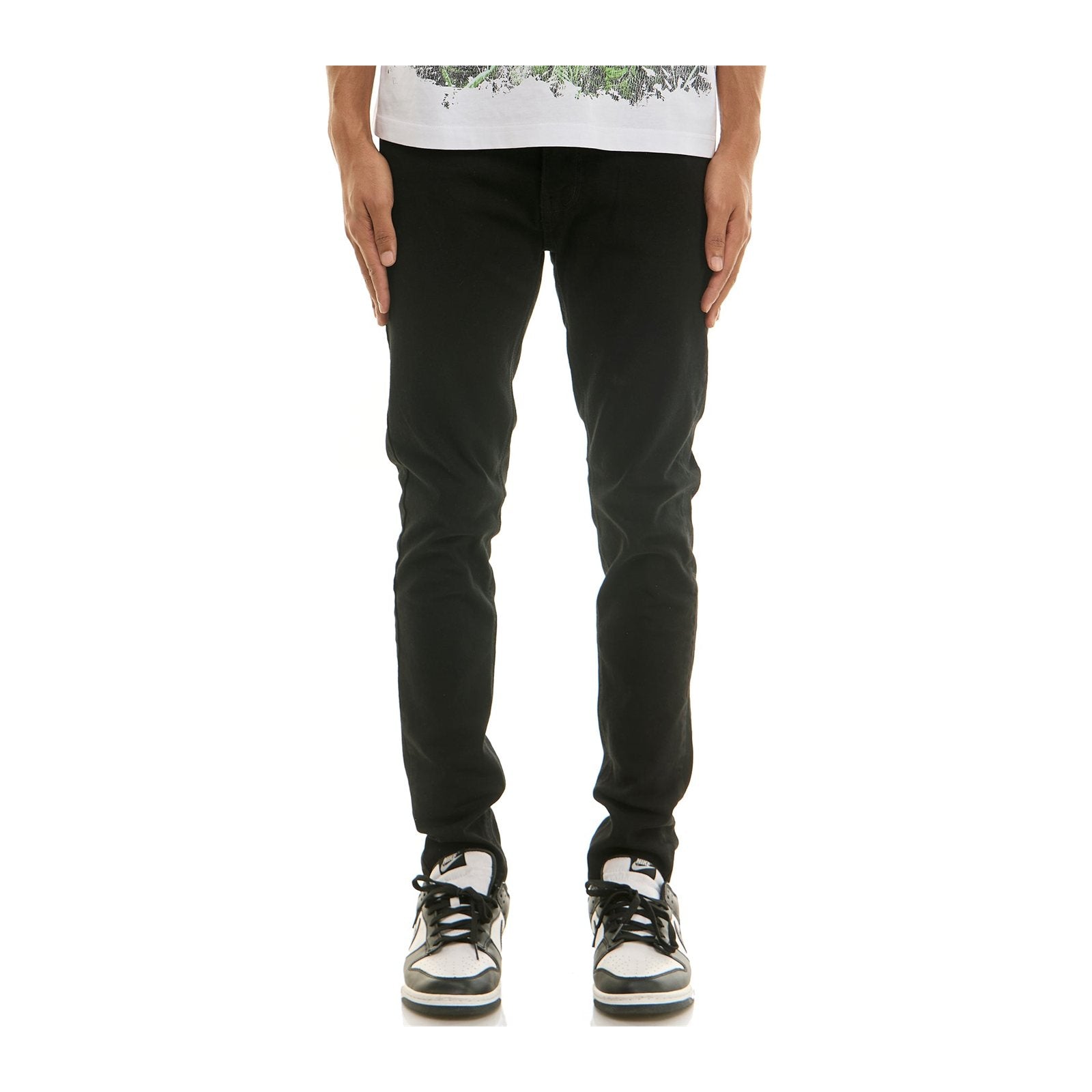 KDNK SK103 Everyday Skinny Jean — Jet Black, view 2