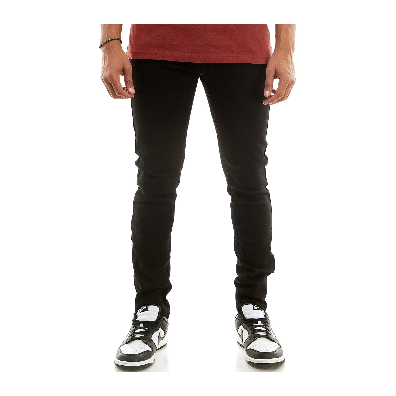 KDNK SK201 Everyday Skinny Pant — Jet Black, view 4
