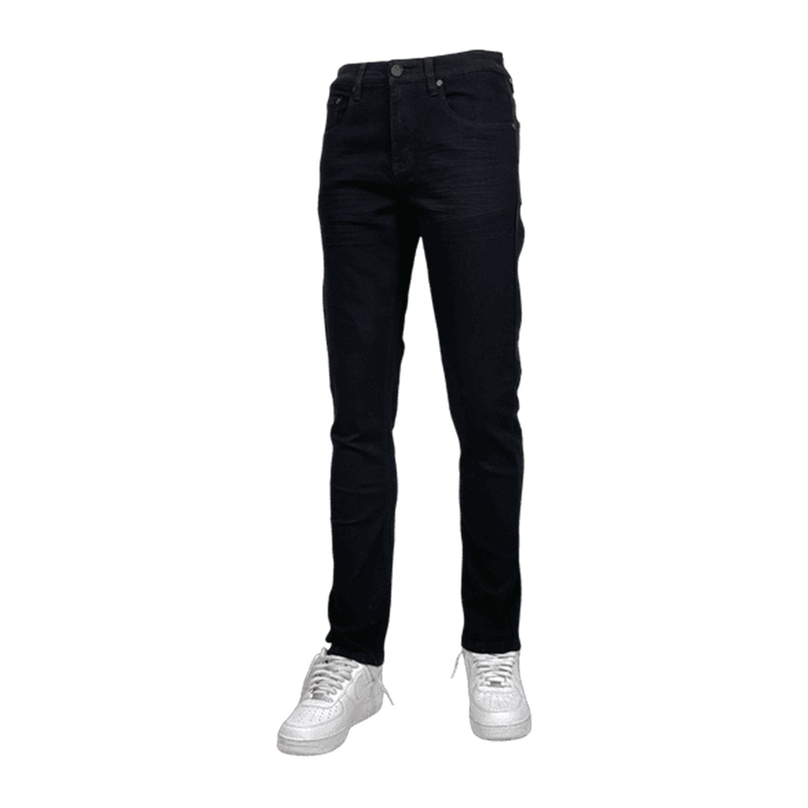 Blind Trust "Alec" Slim Fit Stretch Twill Pant — Black, view 6
