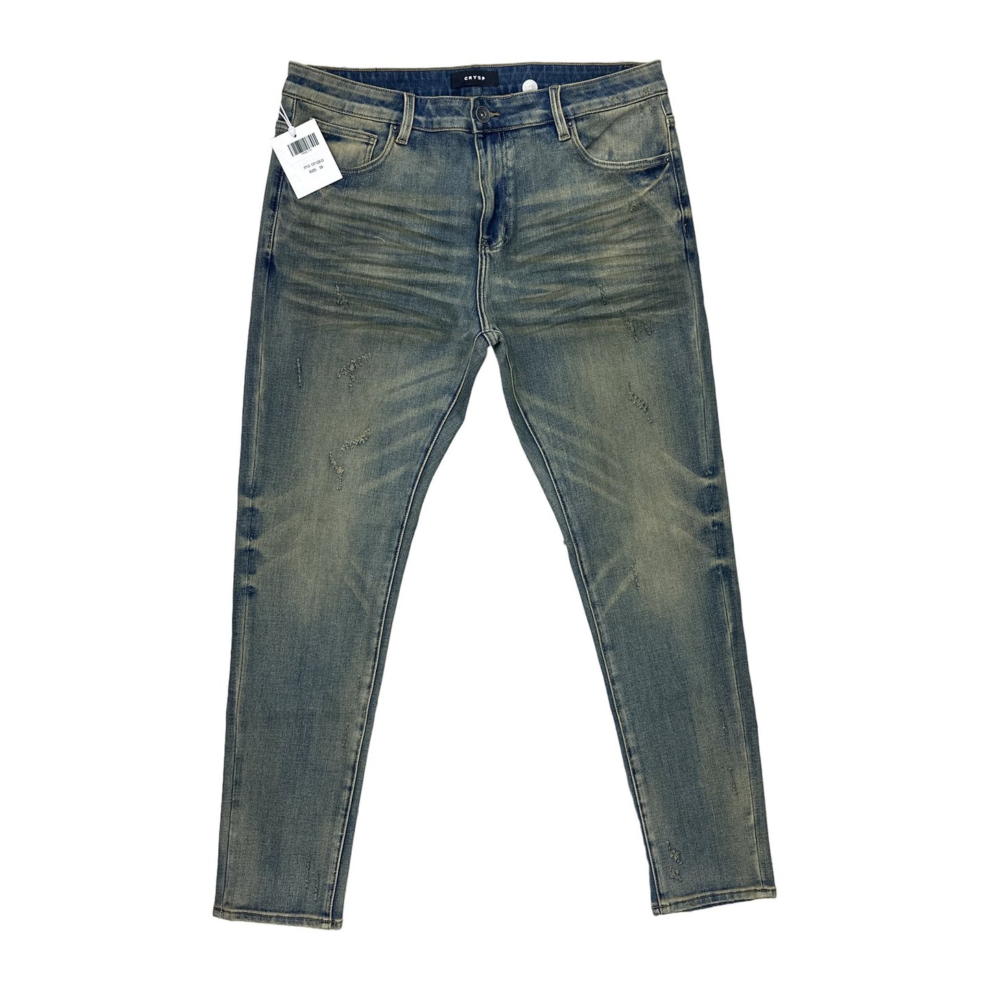 Crysp Atlantic Stacked Jean — Vintage Sand, view 10
