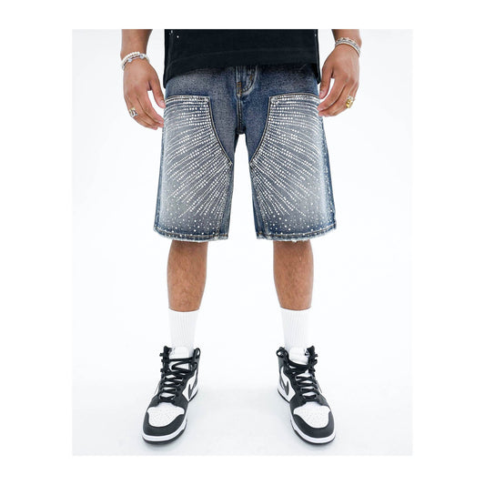 Preme "Lightstrike" Stoned Denim Short — Indigo