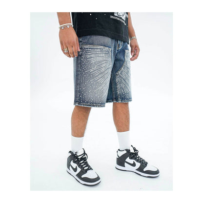 Preme "Lightstrike" Stoned Denim Short — Indigo, view 2