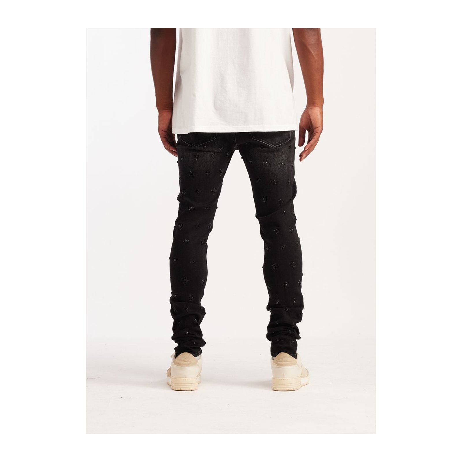Embellish "Cygnus" Skinny Jean — Washed Black, view 2
