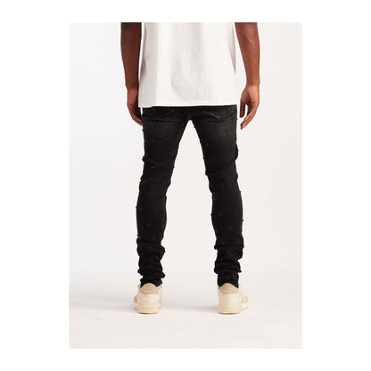 Embellish "Cygnus" Skinny Jean — Washed Black, view 2