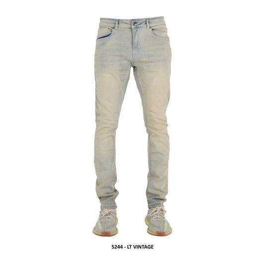 Focus 5244C Premium Clean Slim Denim — Black Wash, view 2
