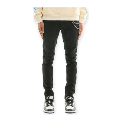KDNK Rhinestone Skinny Jean — Jet Black