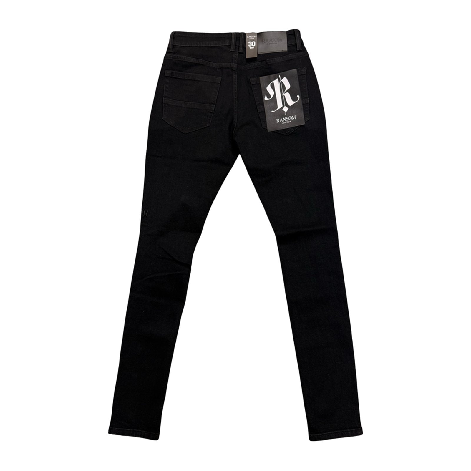 Ransom London Jet Black Denim, view 8