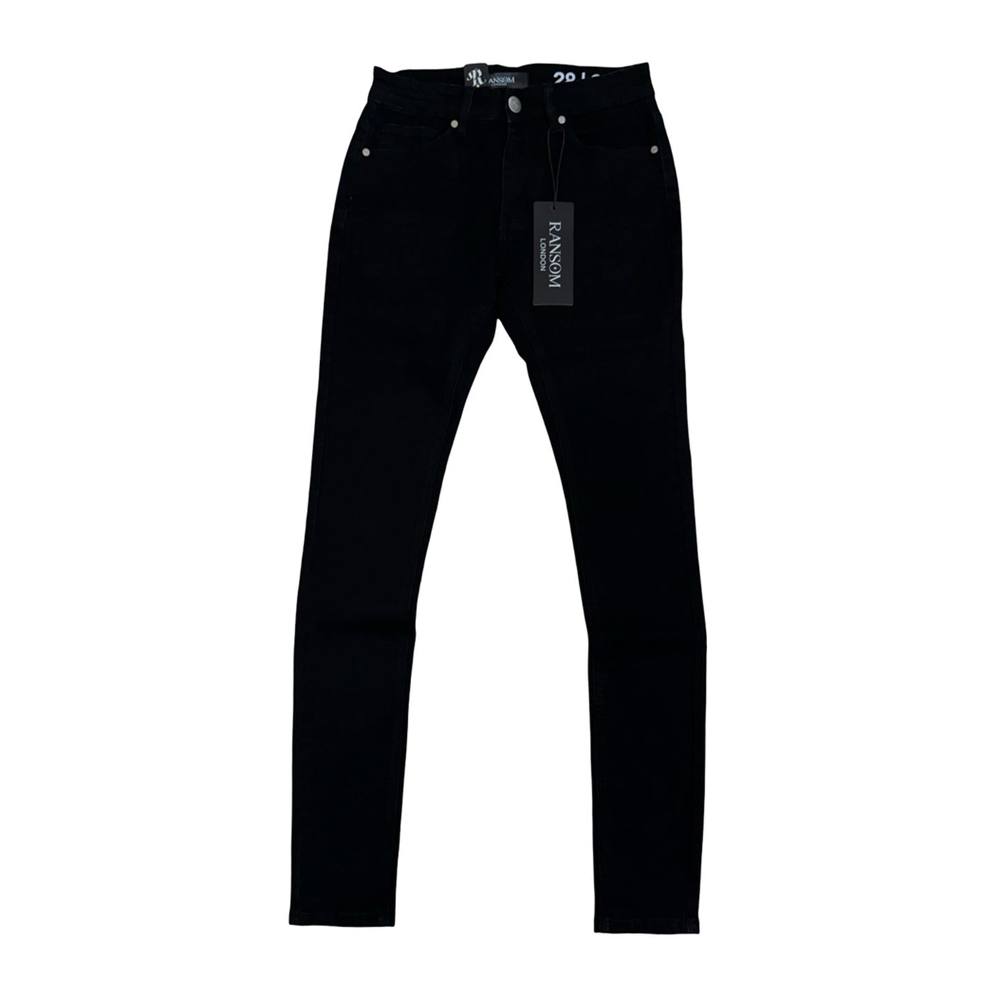 Ransom London Jet Black Denim, view 5