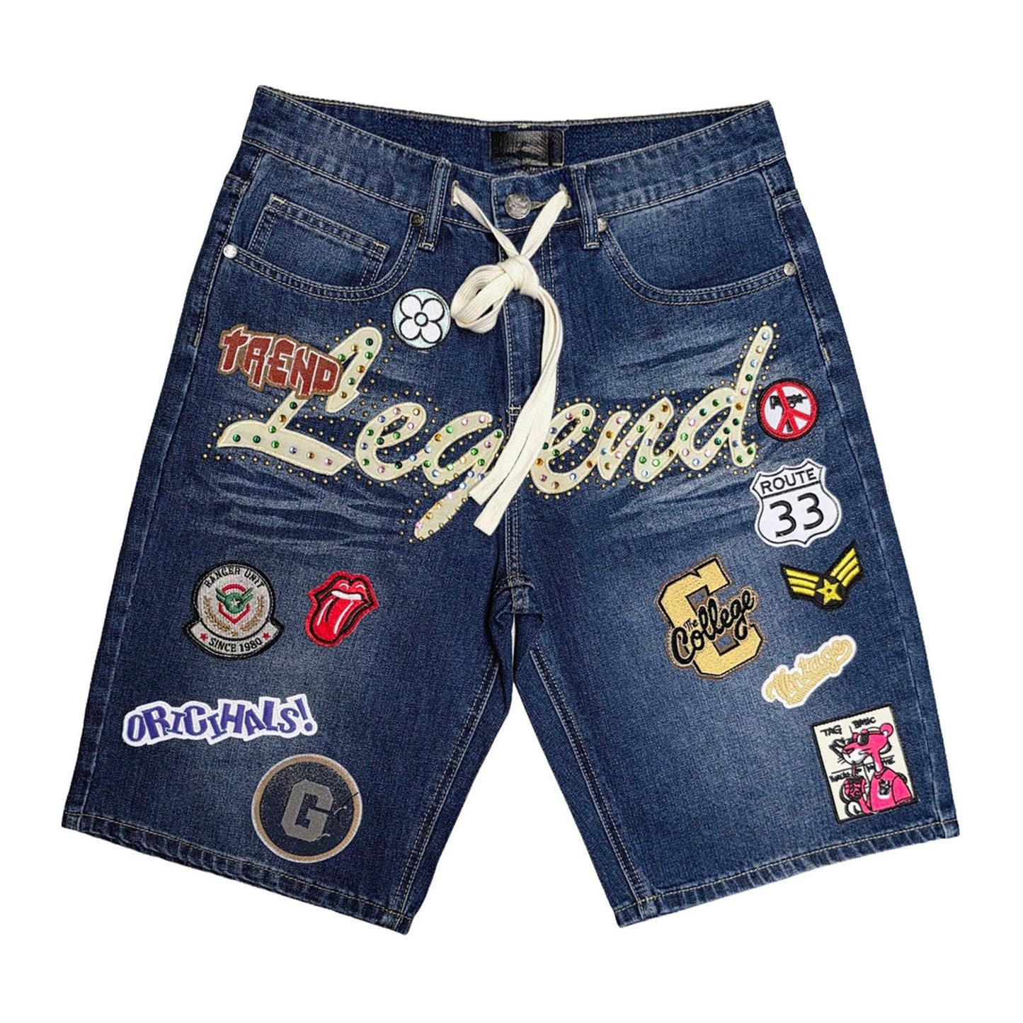 Blind Trust "Legend" Denim Short — Indigo, view 11