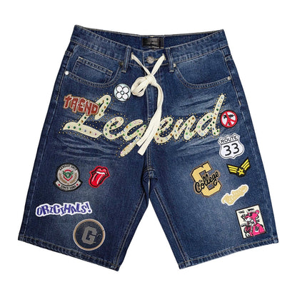 Blind Trust "Legend" Denim Short — Indigo, view 11