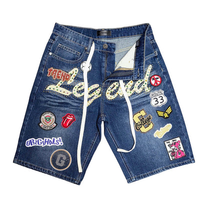 Blind Trust "Legend" Denim Short — Indigo, view 12
