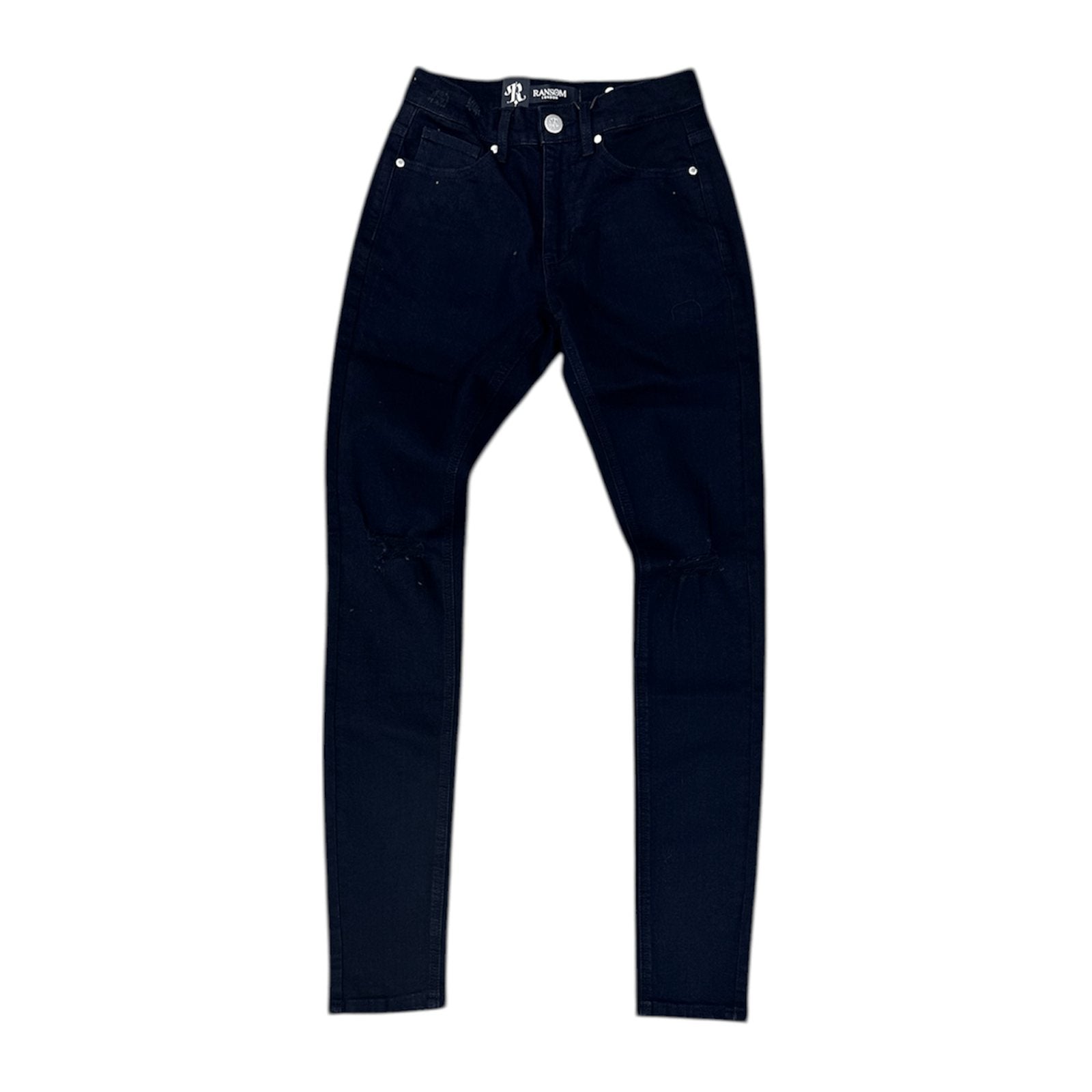 Ransom London "Obsidian" Denim — Black, view 7
