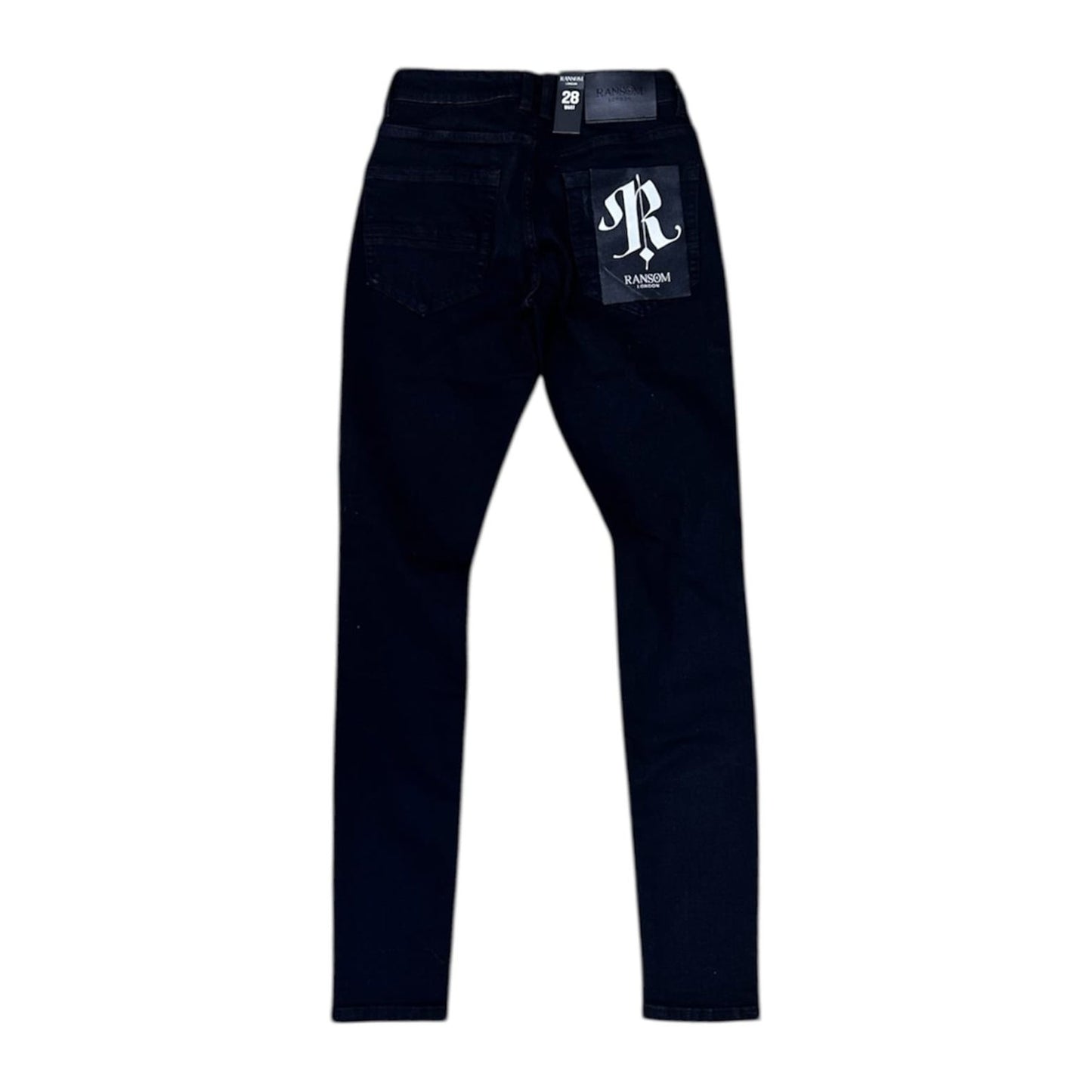 Ransom London "Obsidian" Denim — Black, view 4