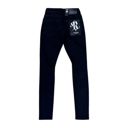 Ransom London "Obsidian" Denim — Black, view 2
