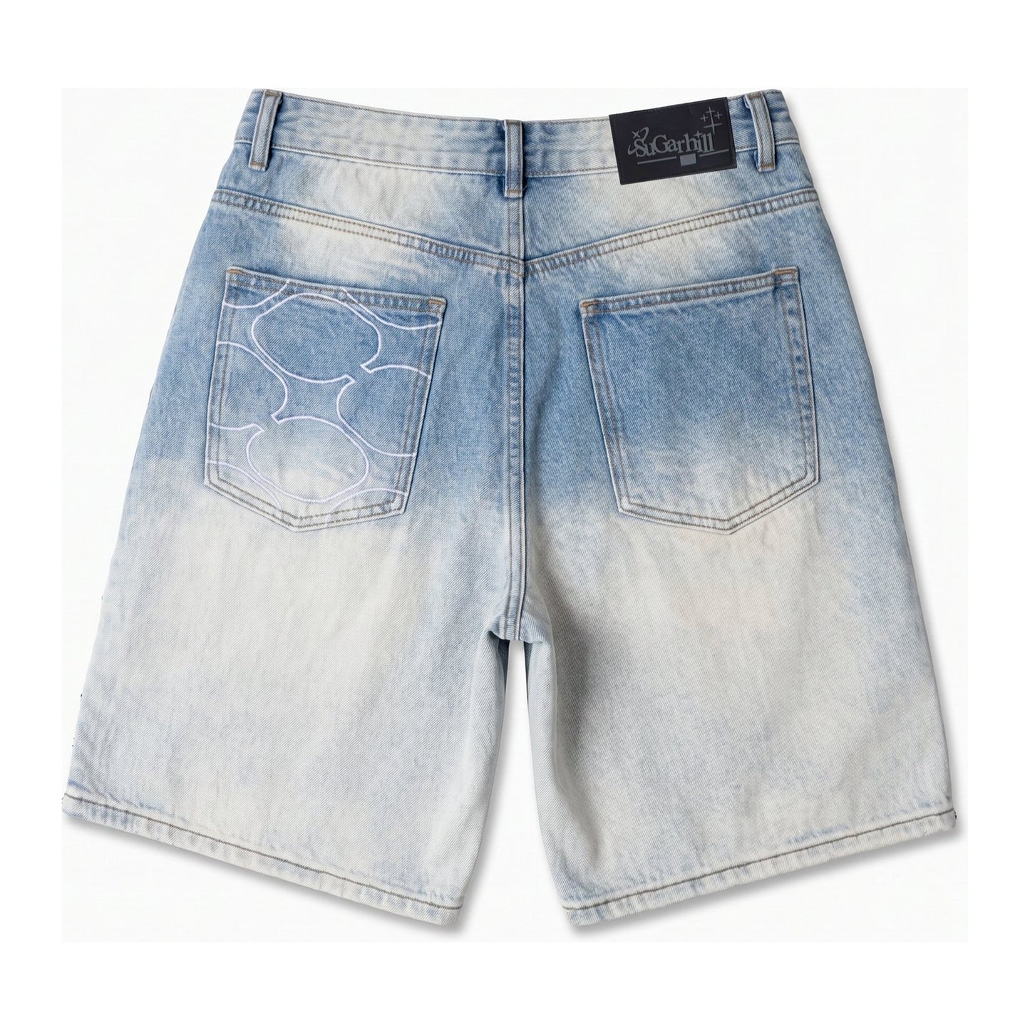 Sugarhill "Dallas" Jorts — Light Wash, view 2