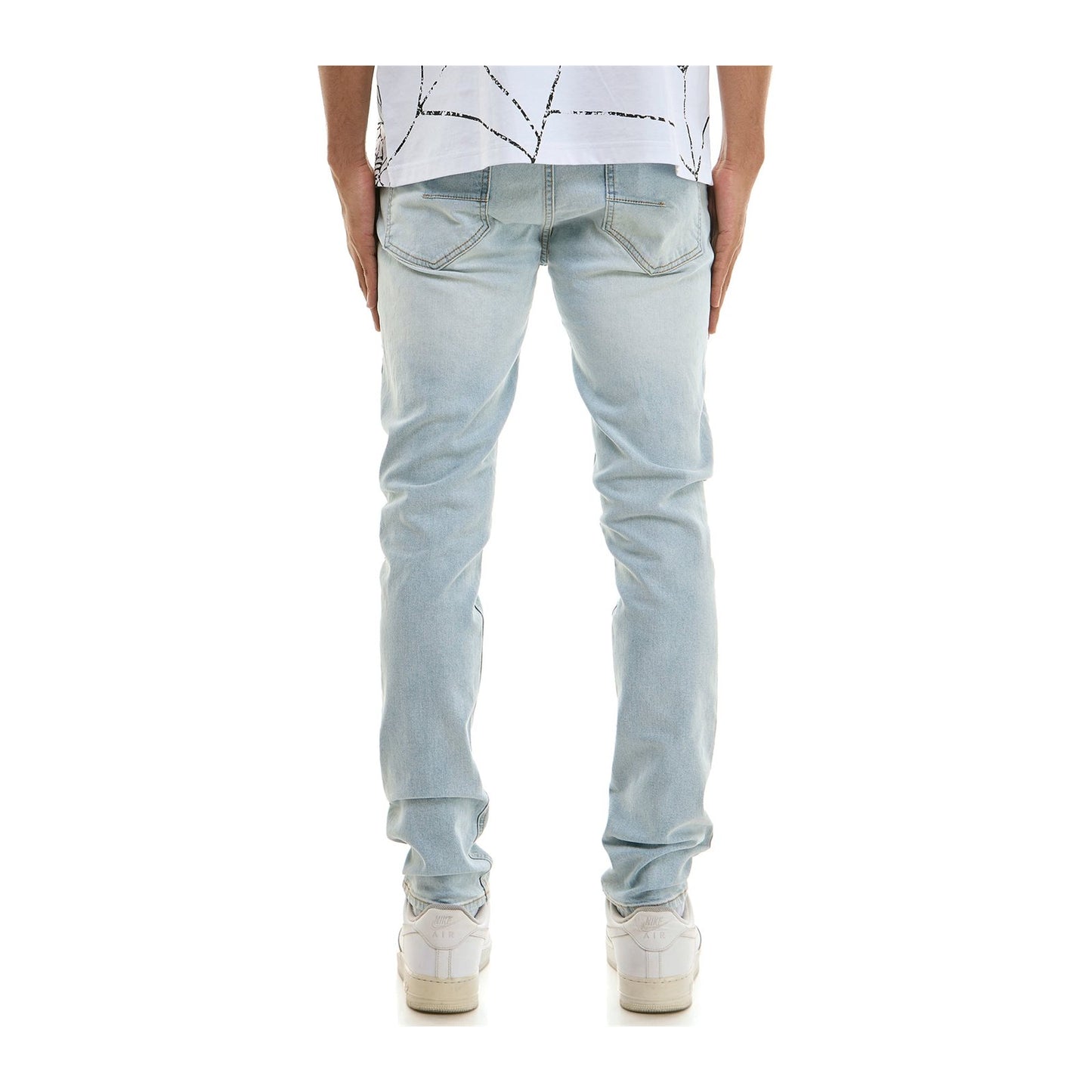 KDNK SK103 Everyday Skinny Jean — Light Blue, view 12