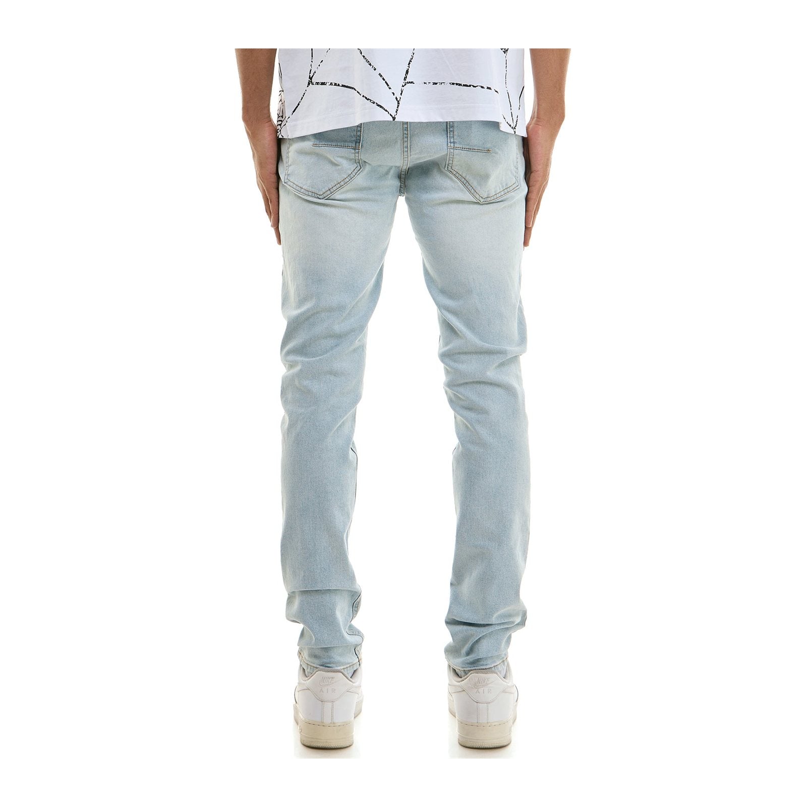 KDNK SK103 Everyday Skinny Jean — Light Blue, view 12